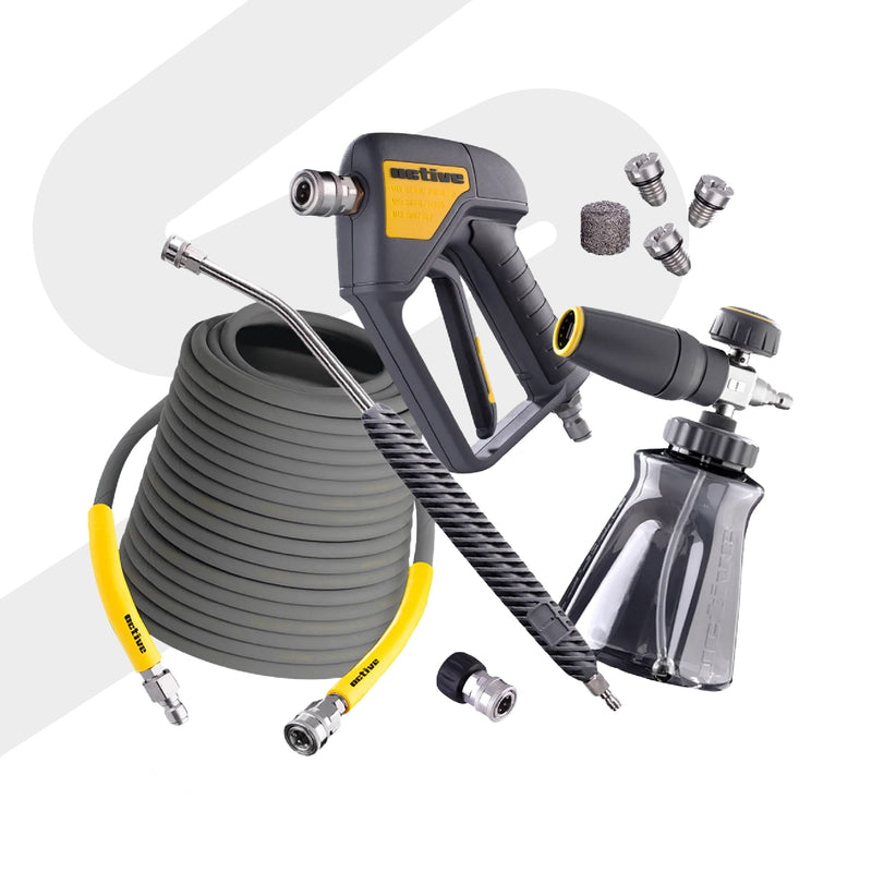 Active Pro-Line Rinse & Foam Kit (75’ Hose Option)