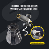 Active™ Premium Pressure Washer Foam Cannon 1000ml (New Nozzle)