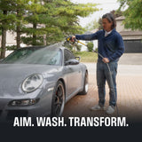 Active™ 50’ Pressure Washer Extension Hose – 5/16" Steel Braided