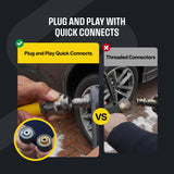 Active™ 100’ Pressure Washer Extension Hose – 5/16" Steel Braided