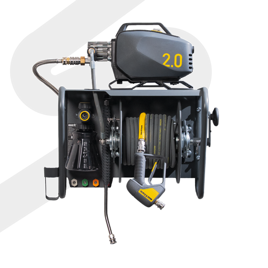 Active 2.0 Electric Pressure Washer Fixed Wall Mount & Accessory Solution (100’ Hose) (Wall Mount on Backorder)