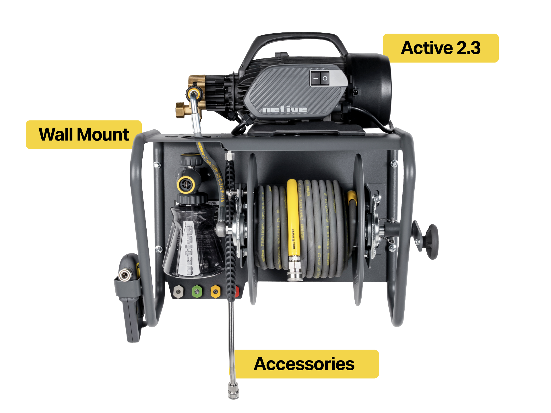 Active 2.3 + Wall Mount + Accessories