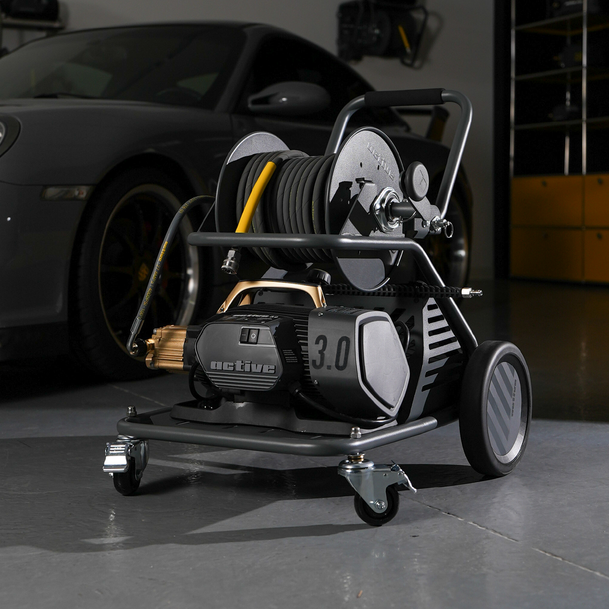 Active™ Wash Cart & Hose Reel
